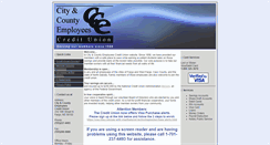 Desktop Screenshot of citycountyecu.org